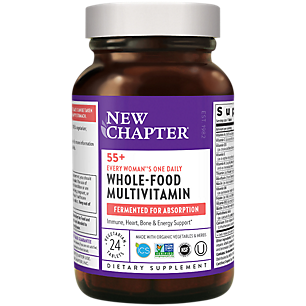 Every Woman's One Daily Multivitamin for Women 55+ - Whole-Food Complex (24 Vegetarian Tablets)