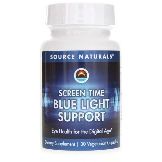 Source Naturals Screen Time Blue Light Support 30 Veg Capsules