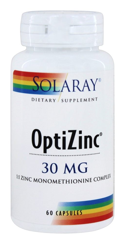 Solaray - OptiZinc 30 mg. - 60 Capsules