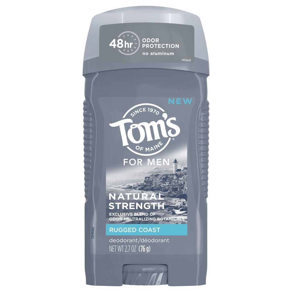 Tom's of Maine - Men's Natural Strength Deodorant Rugged Coast - 2.7 oz.