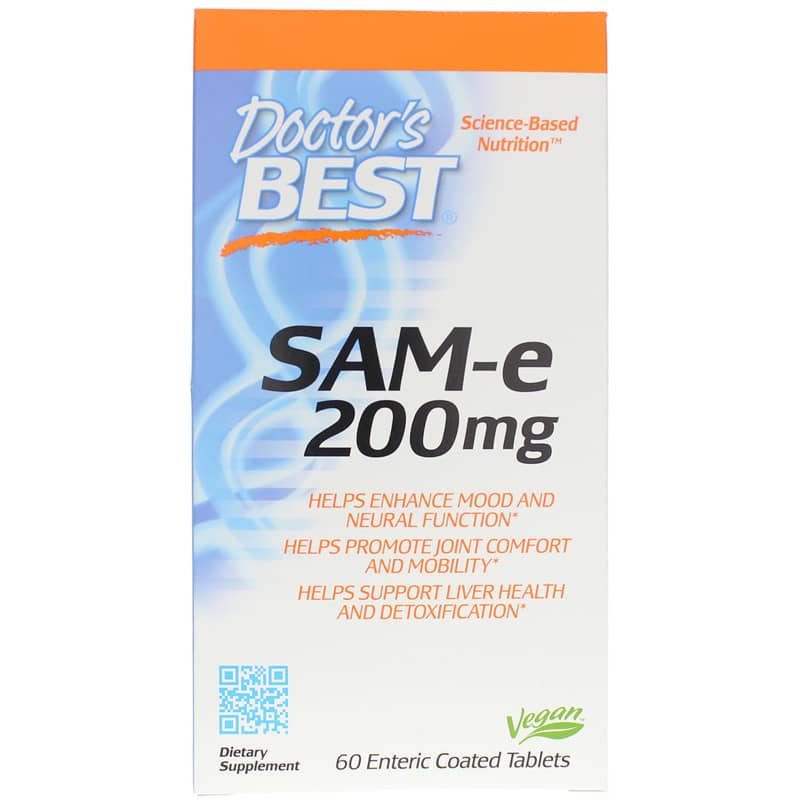 Doctors Best SAM-e 200 Mg 60 Enteric Coated Tablets