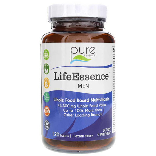 Pure Essence Labs Life Essence Men Multivitamin 120 Tablets