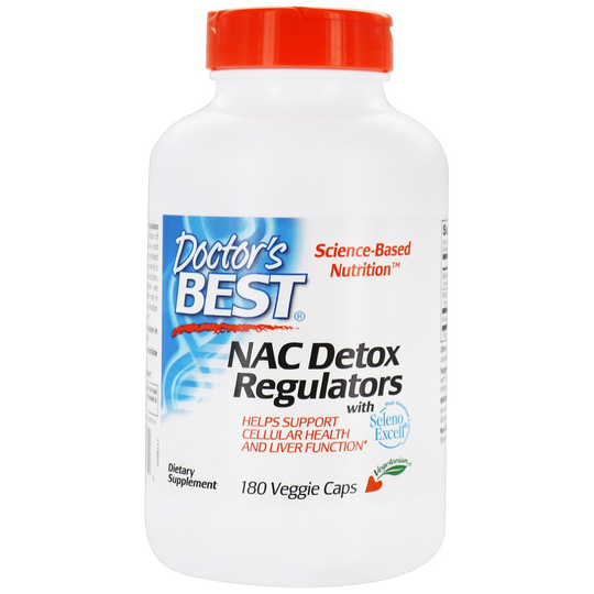 Doctor's Best - NAC Detox Regulators - 180 Vegetarian Capsules