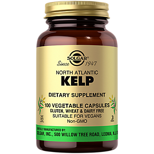 North Atlantic Kelp - Raw Herb (100 Vegetarian Capsules)