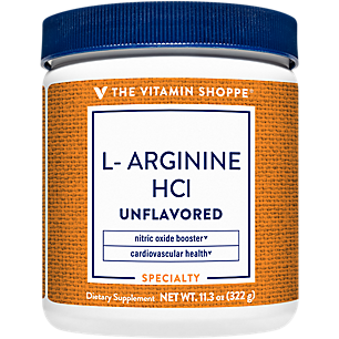 L-Arginine HCI Amino Acid Powder - Nitric Oxide Booster & Supports Cardiovascular Health - Unflavored (50 Servings)
