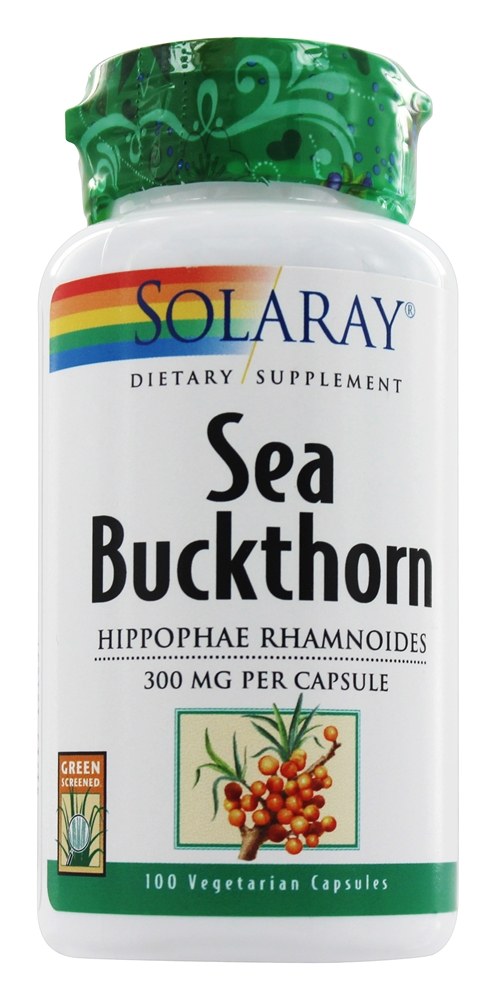 Solaray - Sea Buckthorn 300 mg. - 100 Vegetarian Capsules