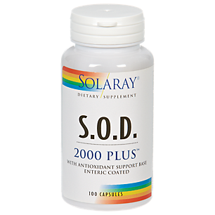 S.O.D. Superoxide Dismutase - 2,000 Plus (100 Capsules)