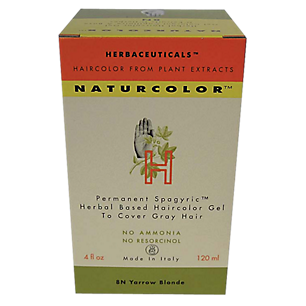Natural Hair Color - Herbal Based & Permanent - 8N Yarrow Blonde (4 Fluid Ounces)