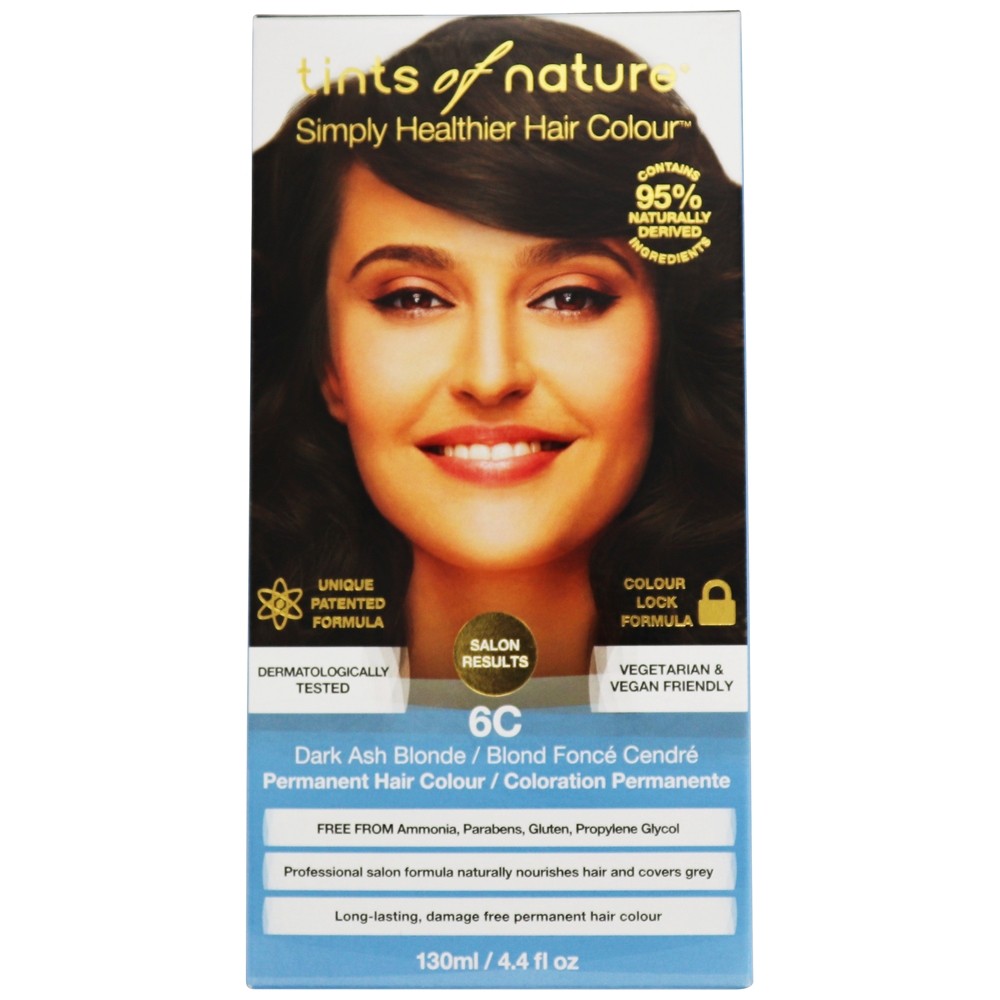 Tints Of Nature - Conditioning Permanent Hair Color 6C Dark Ash Blonde - 4.4 fl. oz.