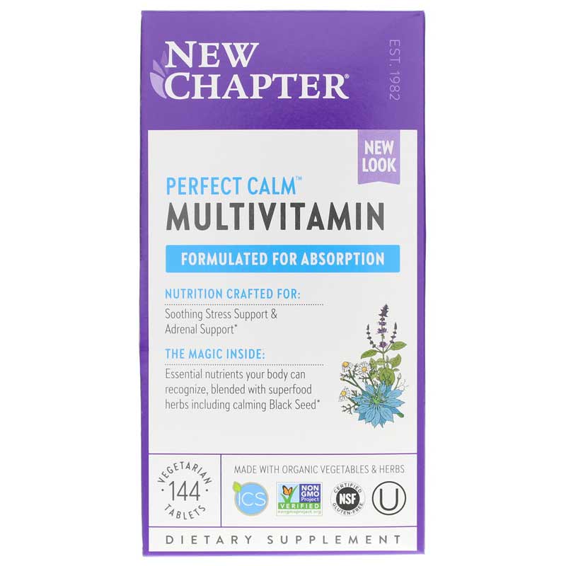 New Chapter Perfect Calm Multivitamin 144 Tablets