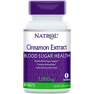 Cinnamon Extract - 1,000 MG (80 Tablets)