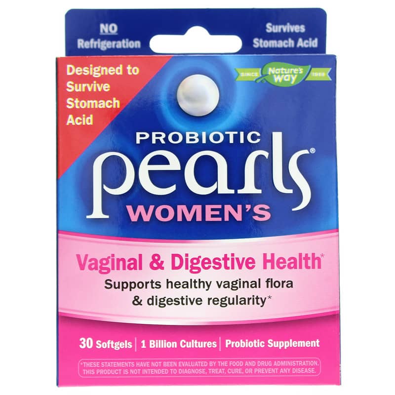 Natures Way Probiotic Pearls Women's 30 Softgels