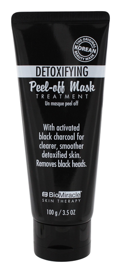 BioMiracle - The Original Korean Detoxifying Peel-Off Charcoal Face Mask Treatment - 3.5 oz.
