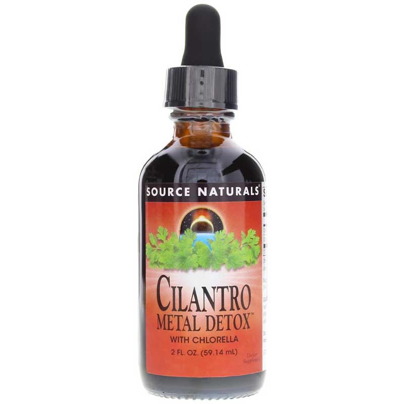 Source Naturals Cilantro Metal Detox with Chlorella, 2 Oz