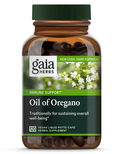 Gaia Herbs - Oil of Oregano Immune Support - 120 Vegan Liquid Phyto-Caps