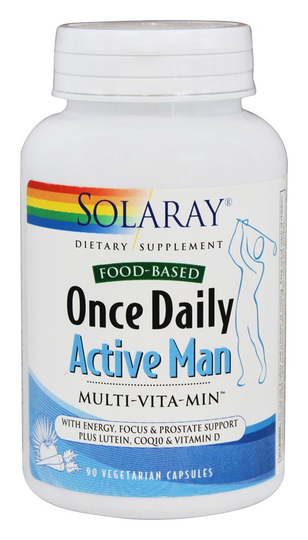 Solaray - Once Daily Active Man Multi-Vita-Min - 90 Vegetarian Capsules