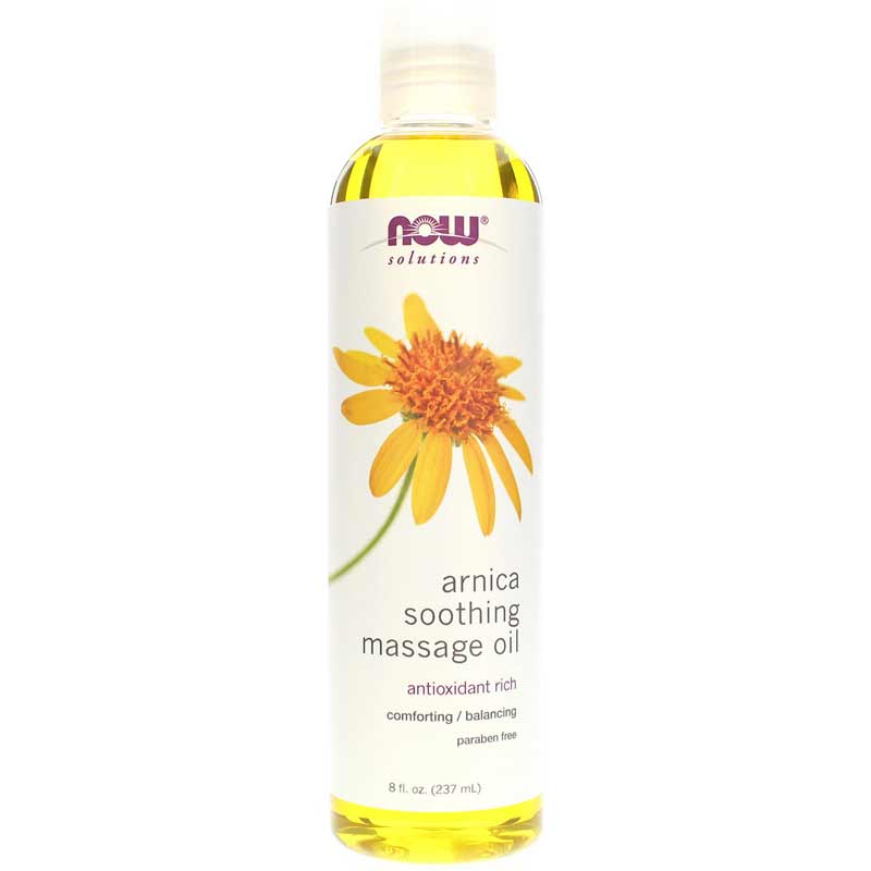 NOW Foods Arnica Soothing Massage Oil 8 Oz