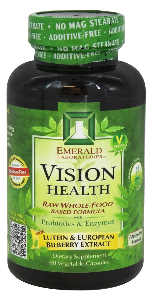 Emerald Labs - Vision Health - 60 Vegetarian Capsules