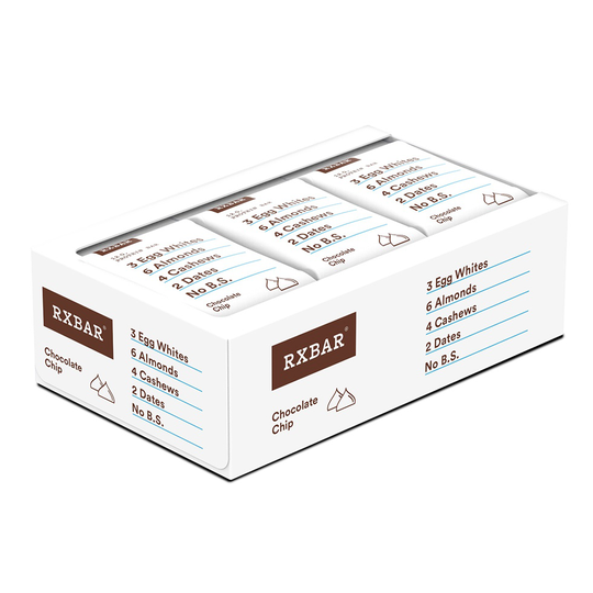 RXBAR - Protein Bar Chocolate Chip - 12 Bars