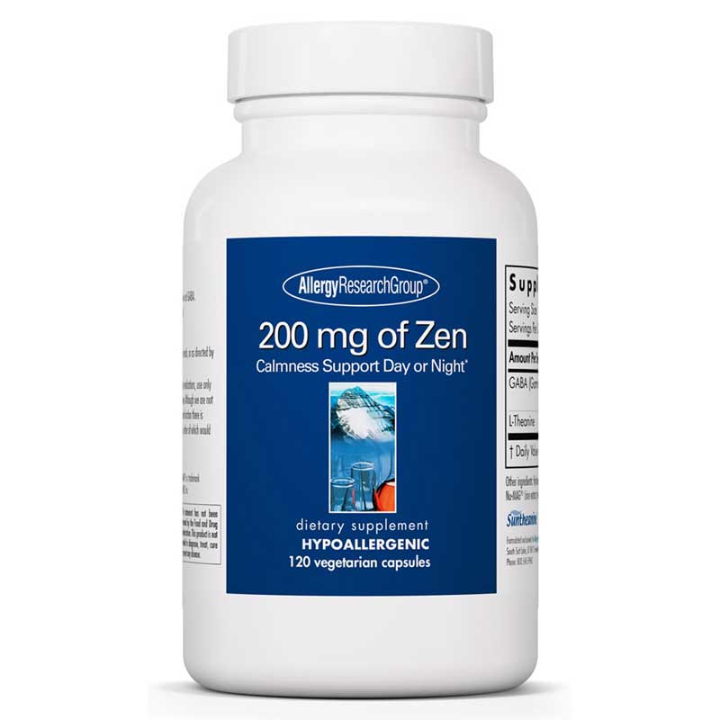 Allergy Research Group 200 Mg of Zen 120 Veg Capsules