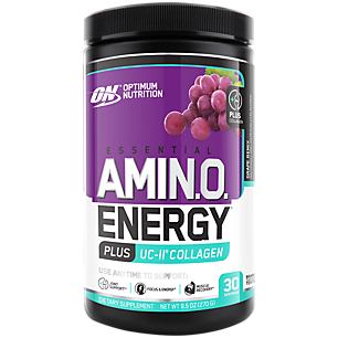 Essential AMIN.O. Energy Plus UC-11 Collagen - Grape Remix (9.5 oz / 30 Servings)