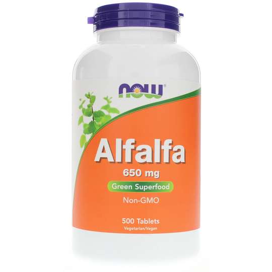 NOW Foods Alfalfa 650 Mg 500 Tablets
