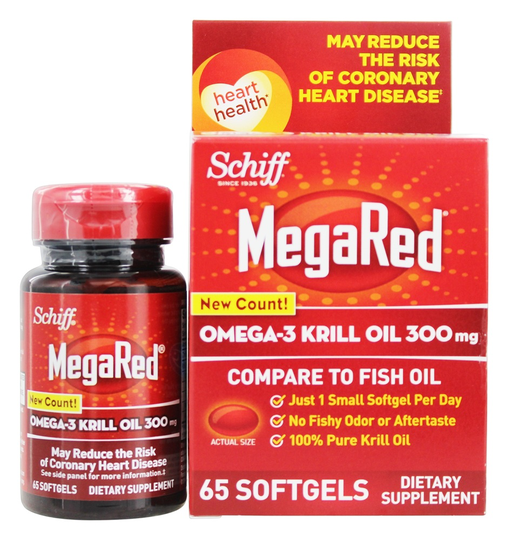 Schiff - Mega Red Omega-3 Krill Oil 300 mg. - 60 Softgels