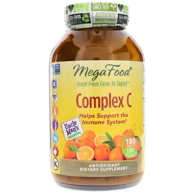 Megafood Complex C 180 Tablets