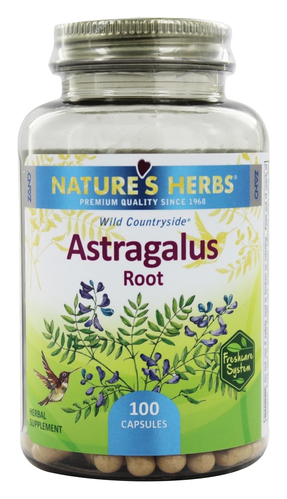 Nature's Herbs - Astragalus - 100 Capsules