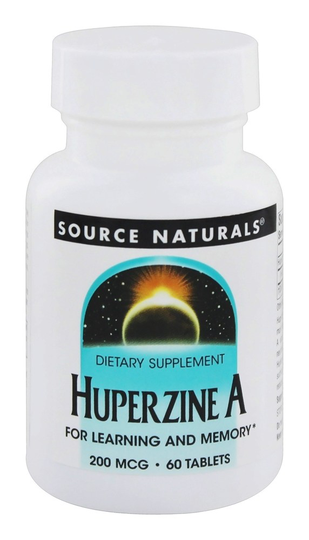 Source Naturals - Huperzine A For Learning And Memory 200 mcg. - 60 Tablets
