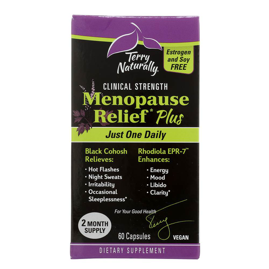 EuroPharma - Terry Naturally Menopause Relief Plus Clinical Strength - 60 Capsules