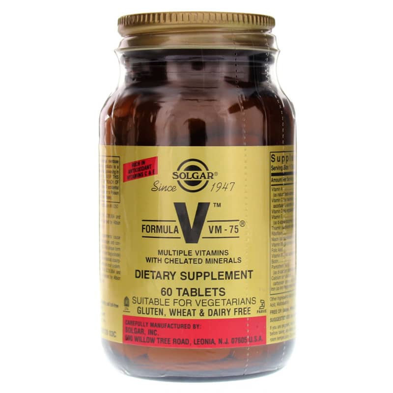 Solgar Formula Vm-75 Tablets 60 Tablets