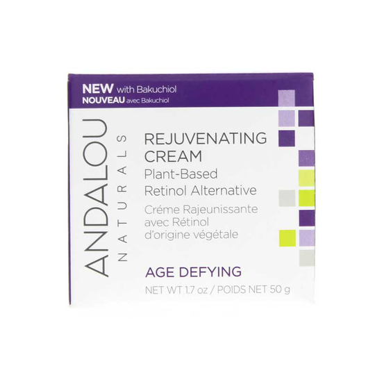 Andalou Naturals Rejuvenating Cream Plant-Based Retinol Alternative 1.7 Oz