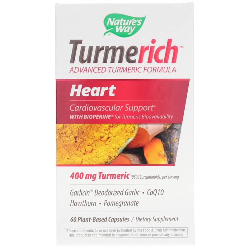 Natures Way Turmerich Heart 60 Veg Capsules