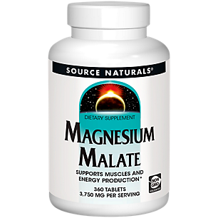 Magnesium Malate - Yielding 833 MG Malic Acid - 3,750 MG (360 Tablets)