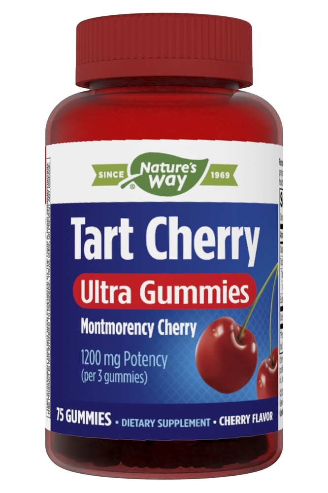 Nature's Way - Tart Cherry Ultra Gummies Cherry 1200 mg. - 75 Gummies