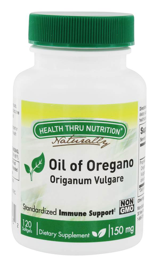 Health Thru Nutrition - Oil of Oregano Immune Support 150 mg. - 120 Softgels