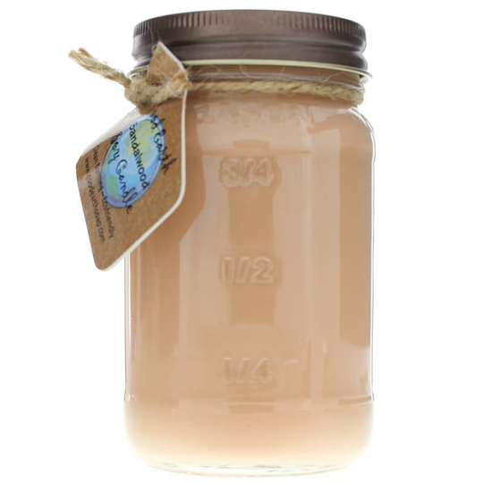 Good Earth Mason Jar Soy Candle Sandalwood 16 Oz