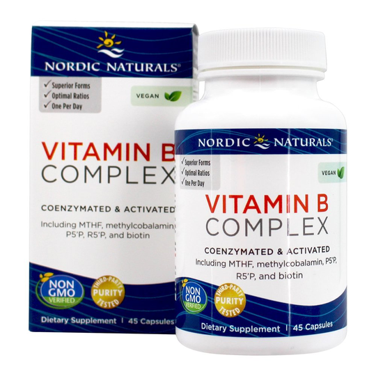 Nordic Naturals - Vitamin B Complex Coenzymated & Activated - 45 Capsules