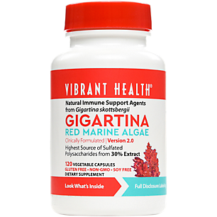 Gigartina Red Marine Algae - Natural Immune Support (90 Vegetable Capsules)