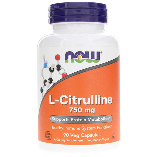 NOW Foods L-Citrulline 750 Mg 90 Veg Capsules