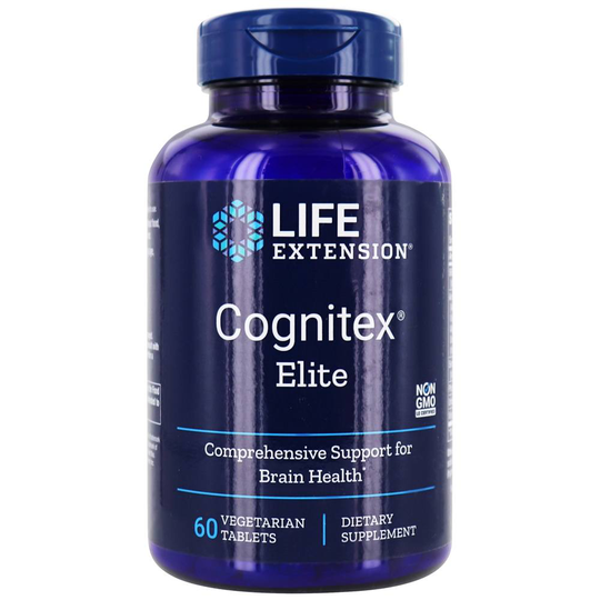 Life Extension - Cognitex Elite - 60 Vegetarian Tablets