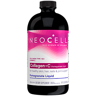 Liquid Collagen+C - 4,000 MG Collagen + Antioxidants - Pomegranate (16 Fluid Ounces)