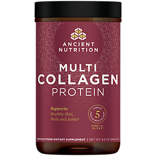 Multi Collagen Protein Powder - Supports Healthy Skin, Nails & Joints - Unflavored (8.6 oz / 24 Servings)