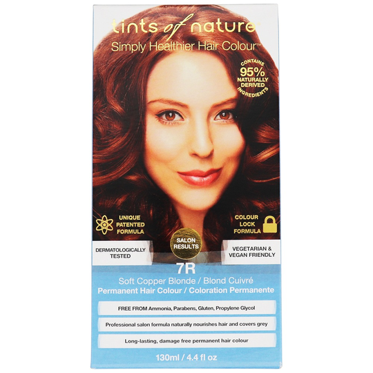 Tints Of Nature - Conditioning Permanent Hair Color 7R Soft Copper Blonde - 4.4 fl. oz.