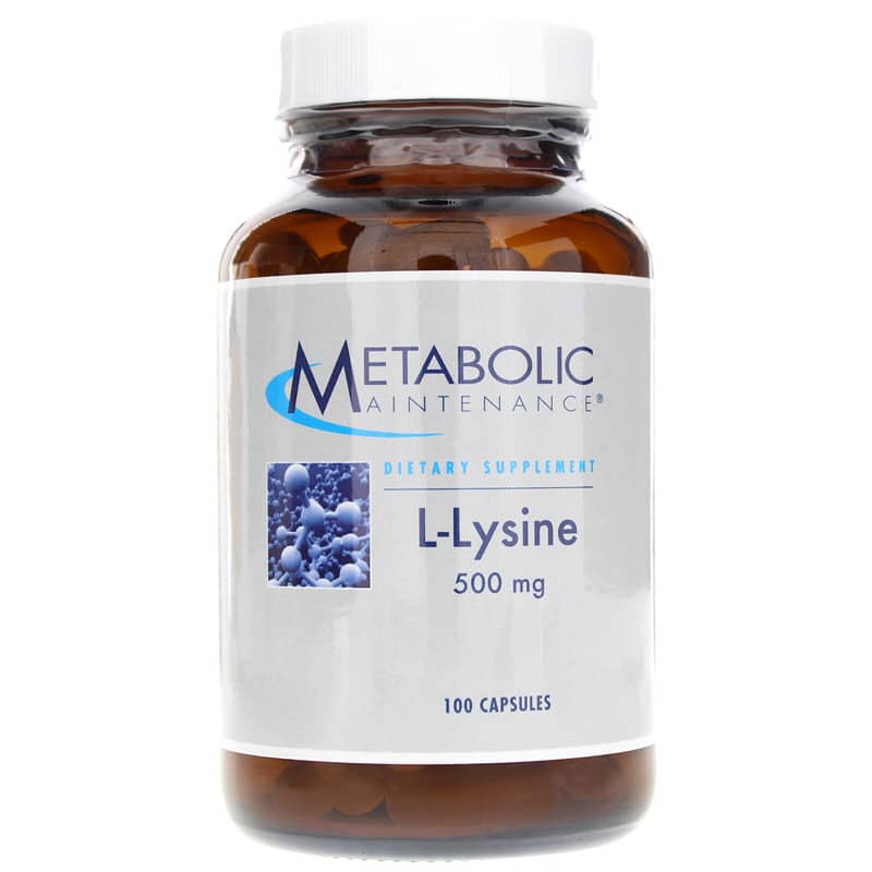 Metabolic Maintenance L-Lysine 500 Mg 100 Capsules