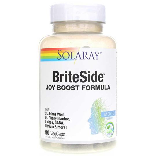 Solaray BrightSide Joy Boost Formula 90 Veg Capsules