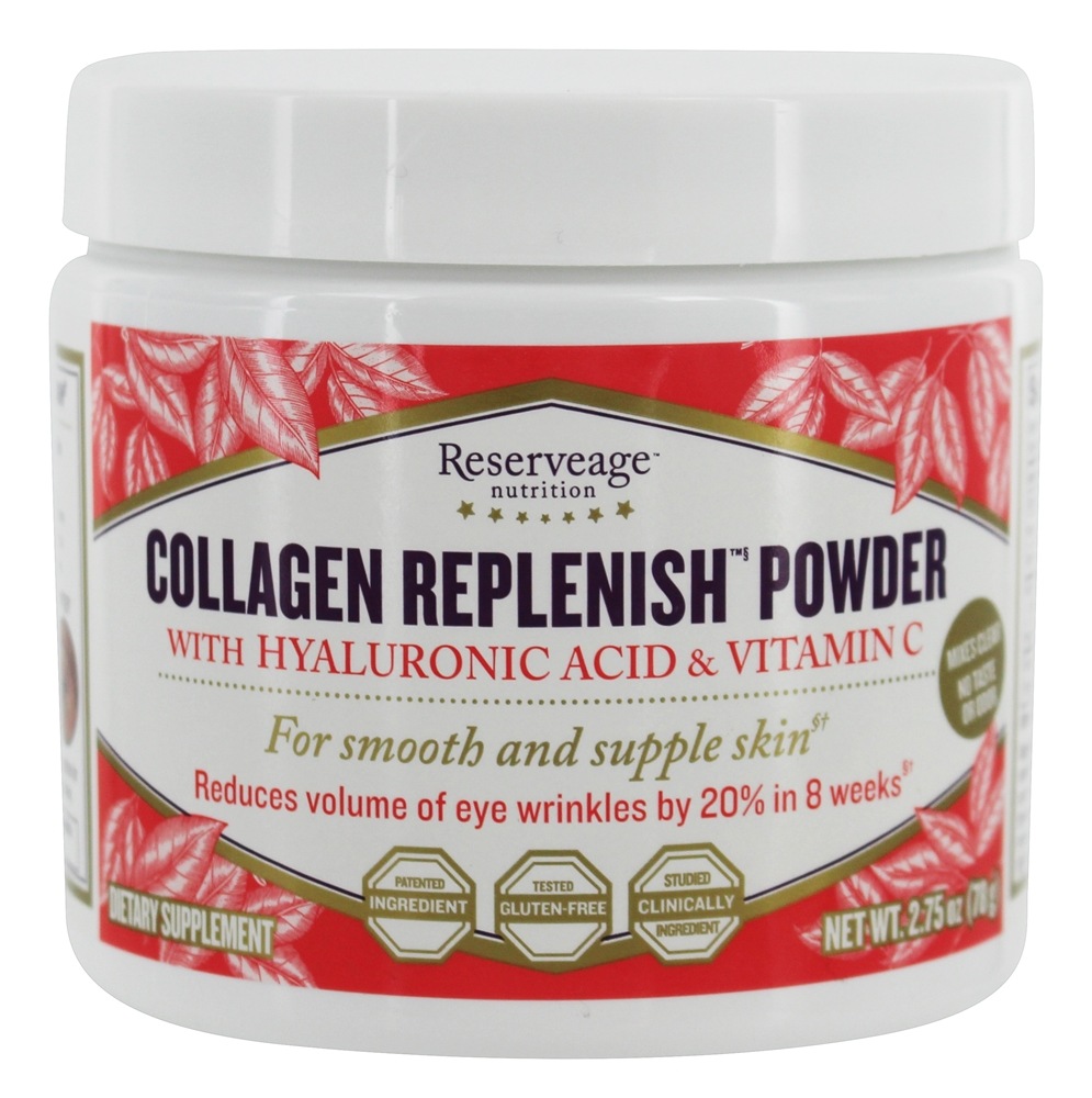 Reserveage Nutrition - Collagen Replenish Powder Unflavored - 2.75 oz.