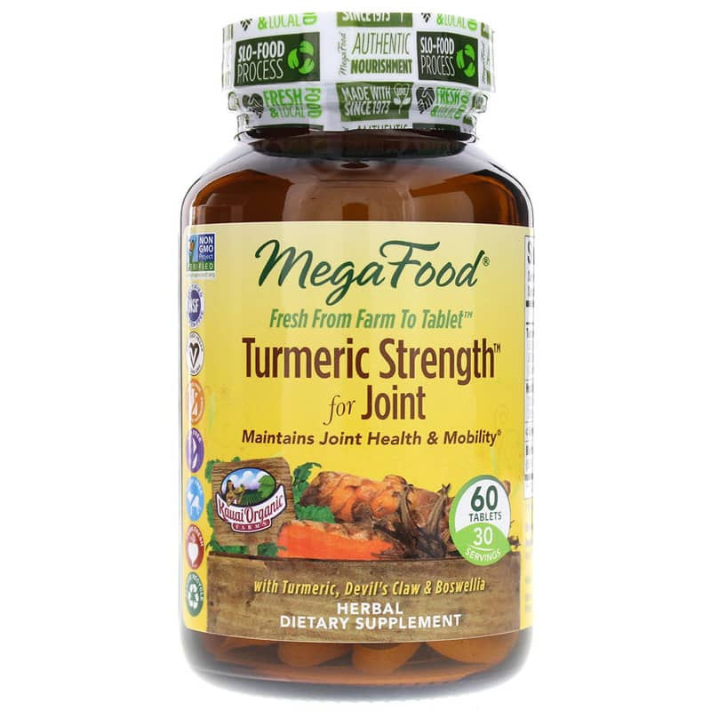 Megafood Turmeric Strength for Joint 60 Tablets