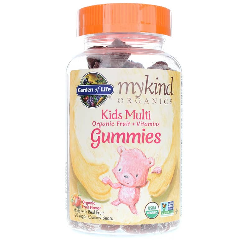 Garden of Life mykind Organics Kids Multi Gummies Fruit 120 Gummies